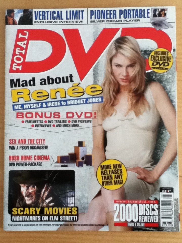TOTAL DVD magazine side cover Issue 28 August 2001