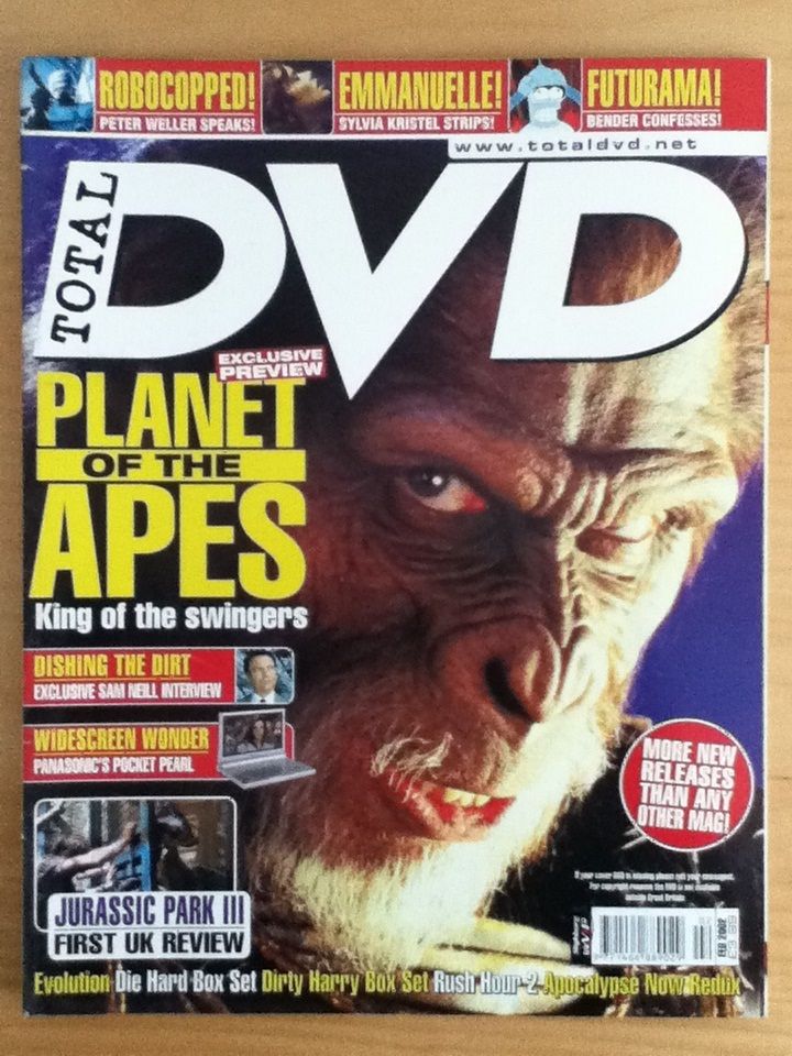 TOTAL DVD magazine side cover Issue 34 February 2002
