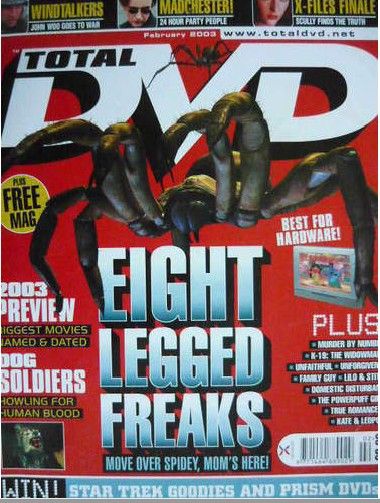TOTAL DVD magazine side cover Issue 46 February 2003