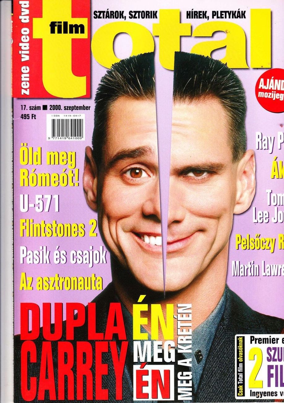 TOTAL FILM (HU) magazine side cover Issue 17 September 2000