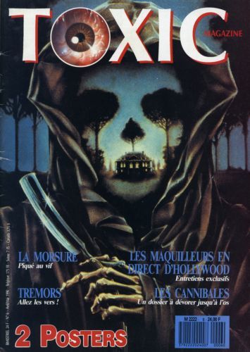 TOXIC magazine cover Issue 6  1st series May 1990