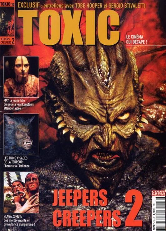 TOXIC magazine cover Issue 10  2nd series February 2004