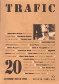 TRAFIC magazine cover Issue 20 September/October/November 1996