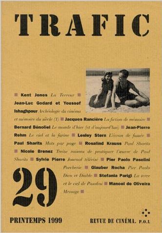 TRAFIC magazine cover Issue 29 March/April/May 1999