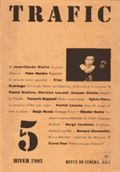 TRAFIC magazine cover Issue 5 Dec/January/February 1993