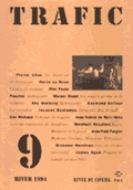 TRAFIC magazine cover Issue 9 Dec/January/February 1994