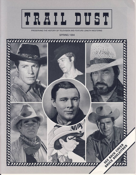 TRAIL DUST magazine side cover  Vol 2 # 1 Spring 1994