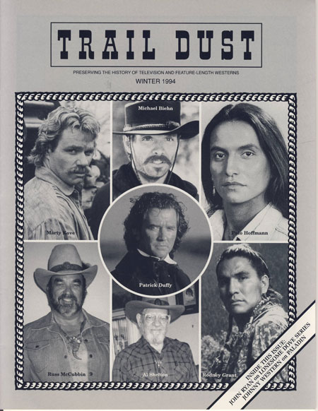 TRAIL DUST magazine side cover  Vol 2 # 3 Winter 1994
