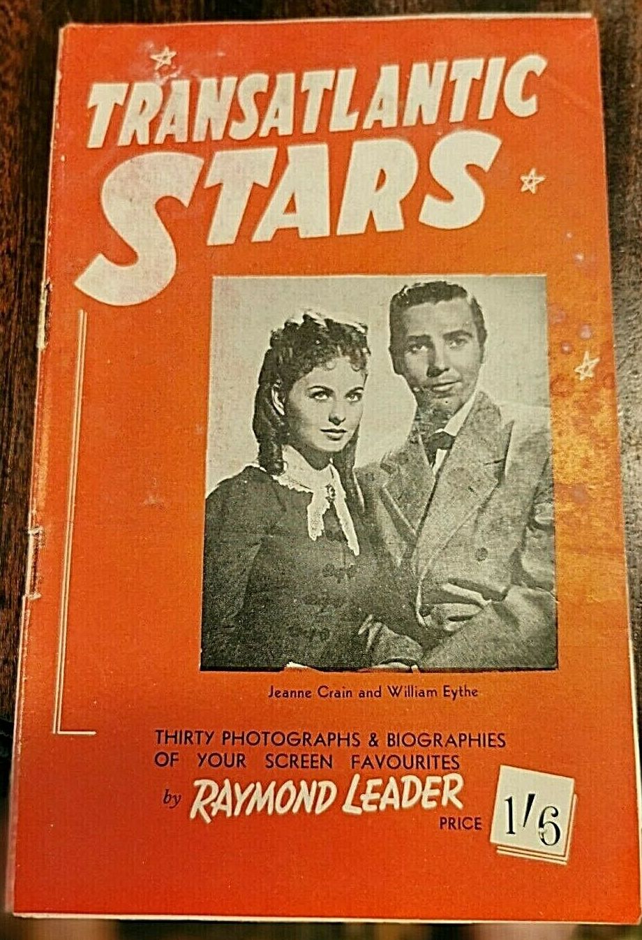 TRANSATLANTIC STARS magazine cover   1947
