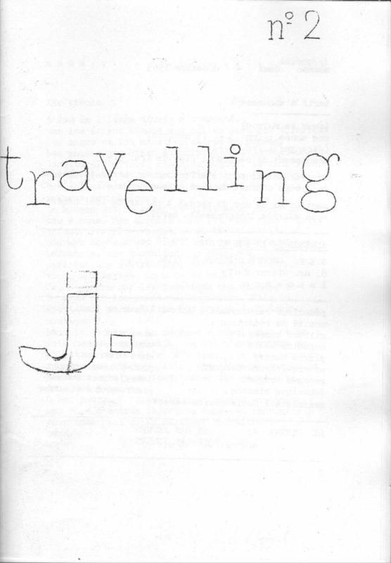 TRAVELLING (Ch) magazine side cover Issue 2 December 1963