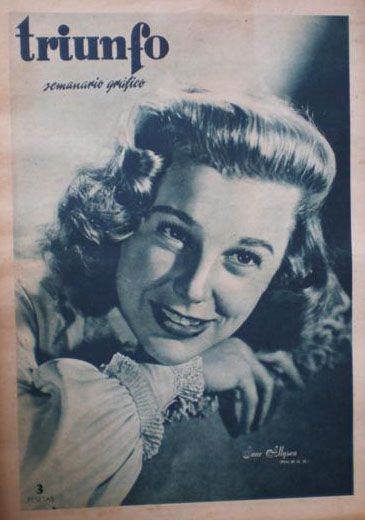 TRIUNFO magazine cover Issue 110 6 March 1948