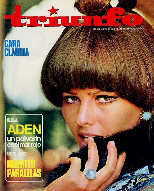 TRIUNFO magazine cover Issue 254 15 April 1967