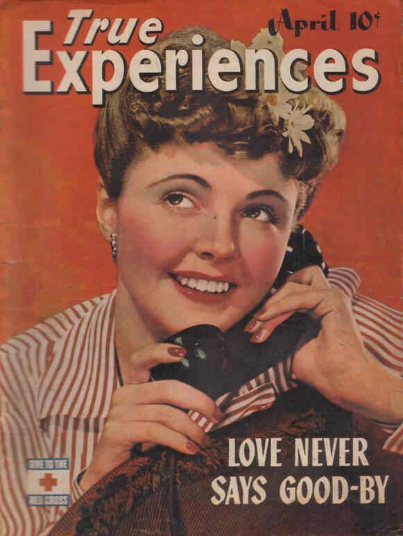 TRUE EXPERIENCES magazine side cover April 1943