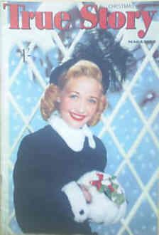 TRUE STORY (UK) magazine side cover Christmas 1950