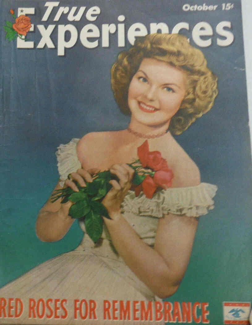 TRUE EXPERIENCES magazine side cover October 1945