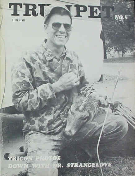 TRUMPET magazine side cover Issue 5 April 1967