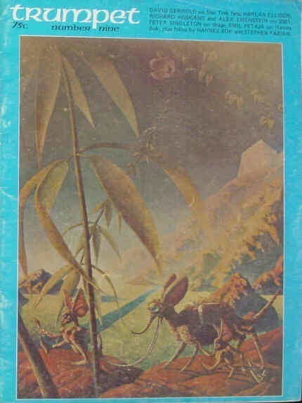 TRUMPET magazine side cover Issue 9  1969