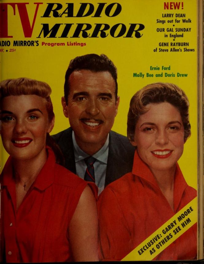 TV RADIO MIRROR magazine side cover November 1956