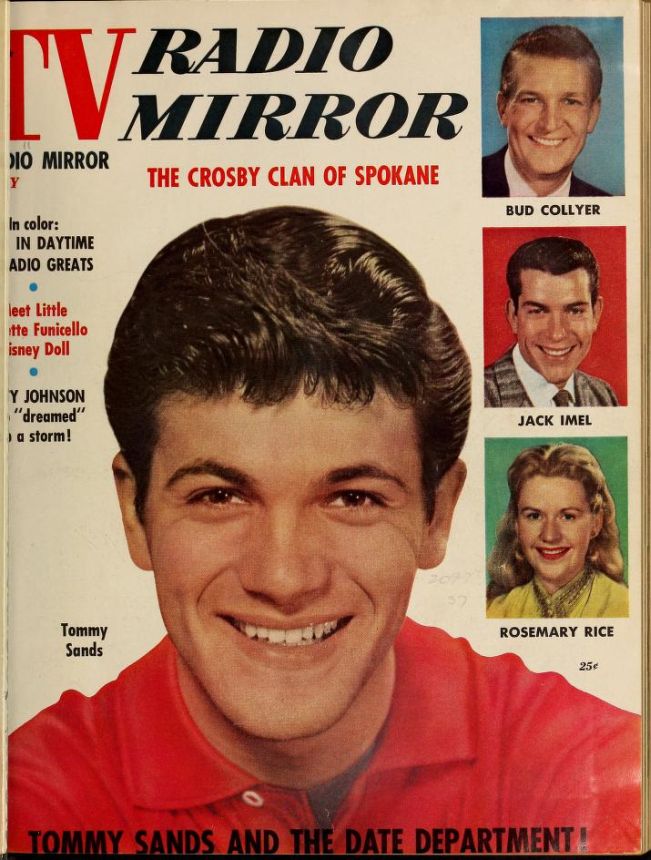 TV RADIO MIRROR magazine side cover July 1957