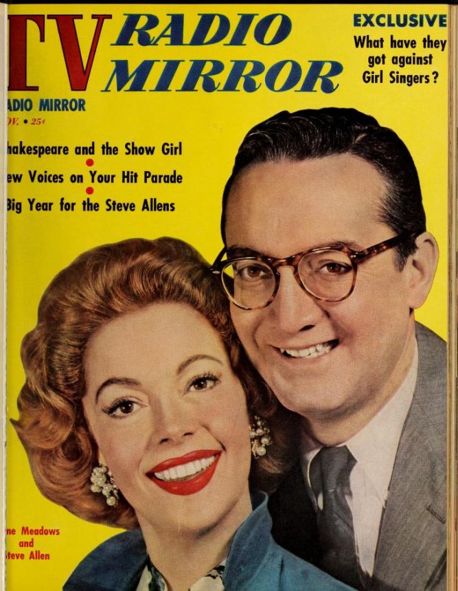 TV RADIO MIRROR magazine side cover November 1957