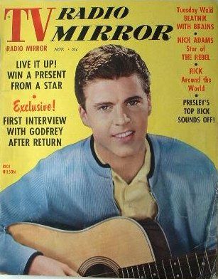 TV RADIO MIRROR magazine side cover November 1959