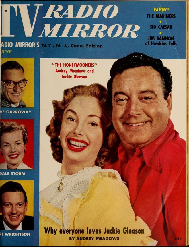 TV RADIO MIRROR magazine side cover  June 1955