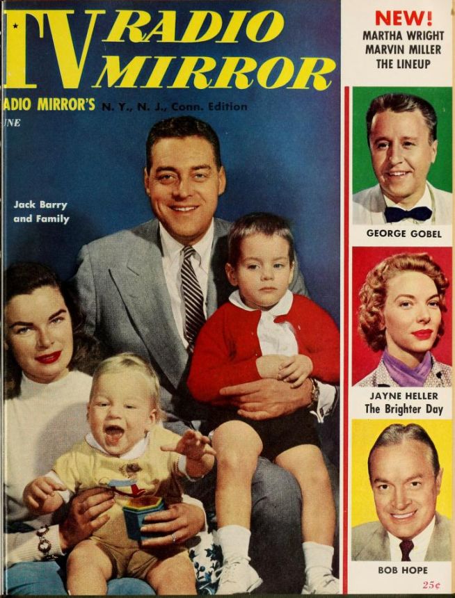 TV RADIO MIRROR magazine side cover  June 1956