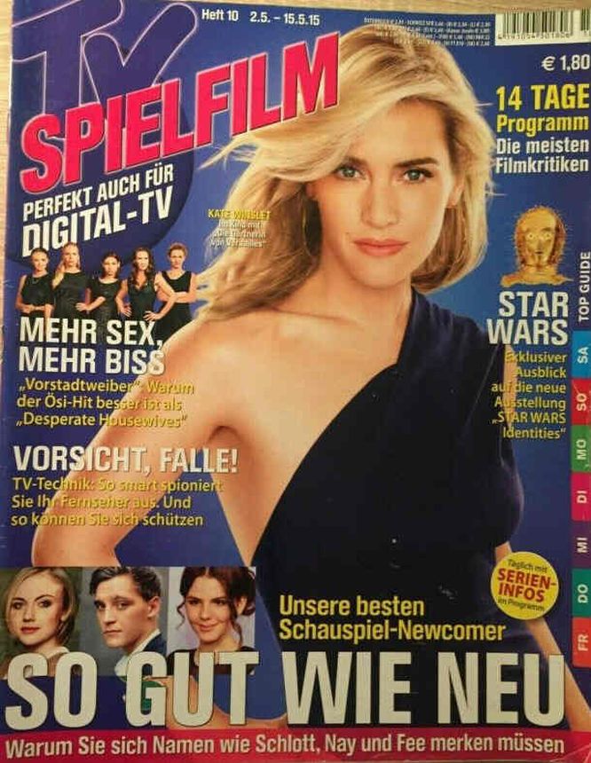 TV SPIELFILM magazine side cover Issue 10 2 May 2015