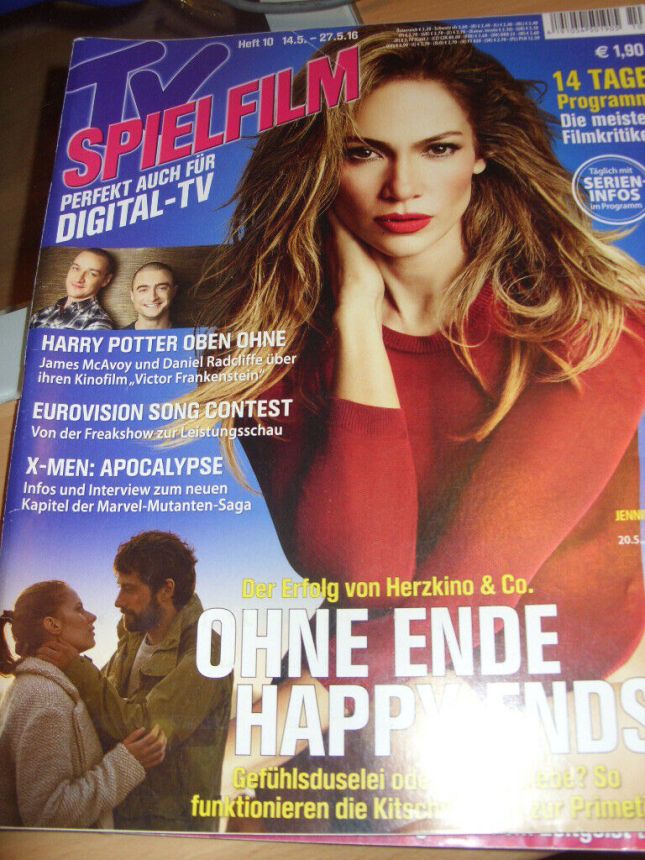 TV SPIELFILM magazine side cover Issue 10 14 May 2016