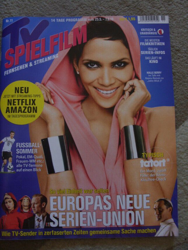 TV SPIELFILM magazine side cover Issue 11 25 May 2019