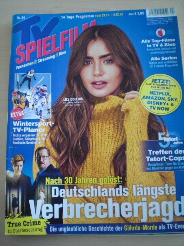 TV SPIELFILM magazine side cover 21 November 2020