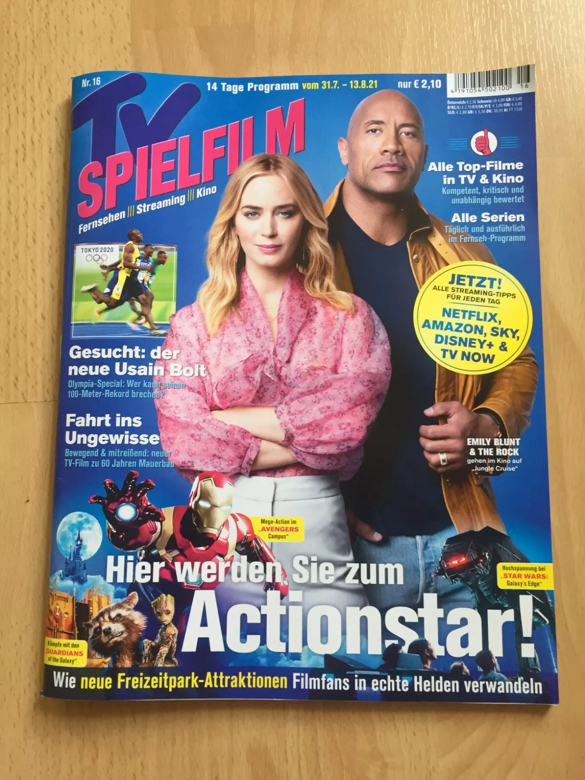 TV SPIELFILM magazine side cover 31 July 2021