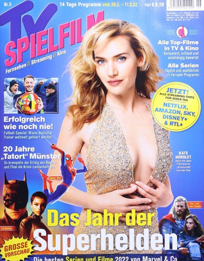 TV SPIELFILM magazine side cover Issue 5 26 February 2022