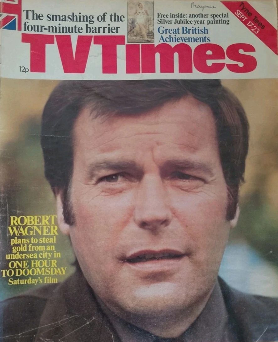 TV TIMES magazine side cover 17 September 1977