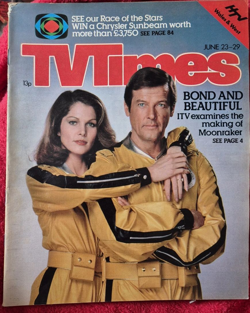 TV TIMES magazine side cover 23 June 1979