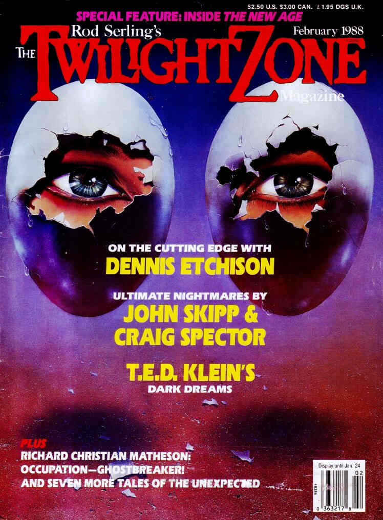 TWILIGHT ZONE magazine cover February 1988