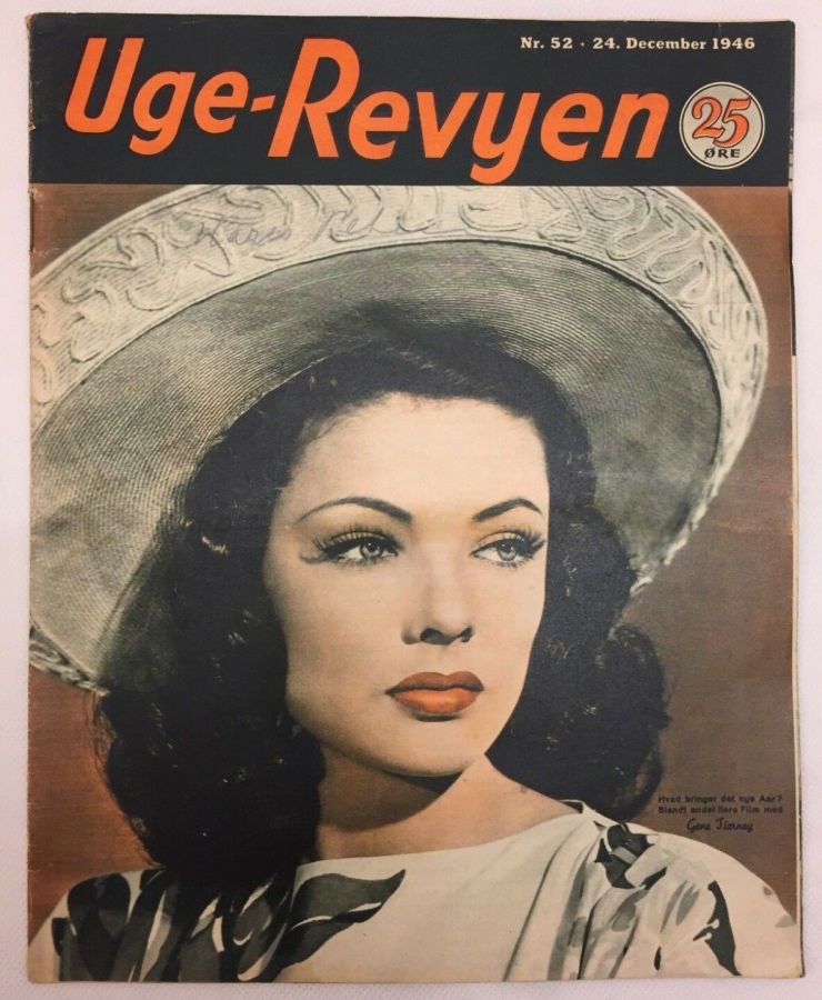 UGE-REVYEN magazine side cover Issue 52 24 December 1946