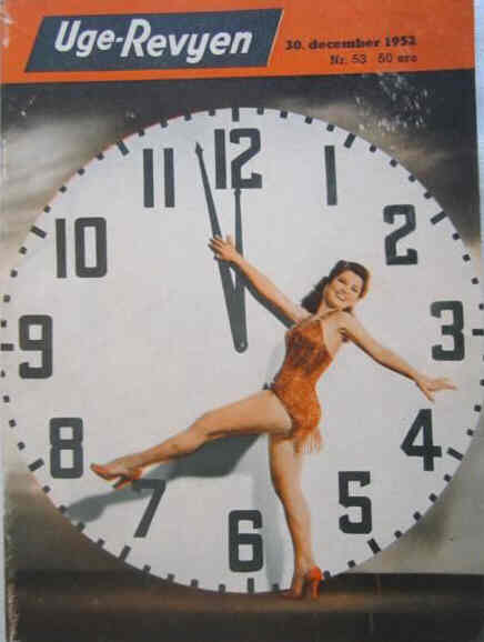 UGE-REVYEN magazine side cover Issue 53 30 December 1952