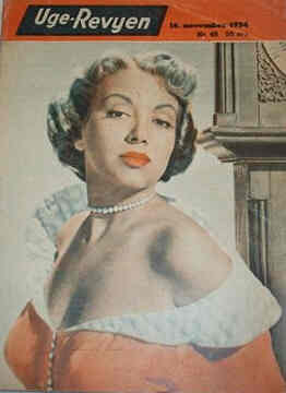 UGE-REVYEN magazine side cover Issue 46 16 November 1954