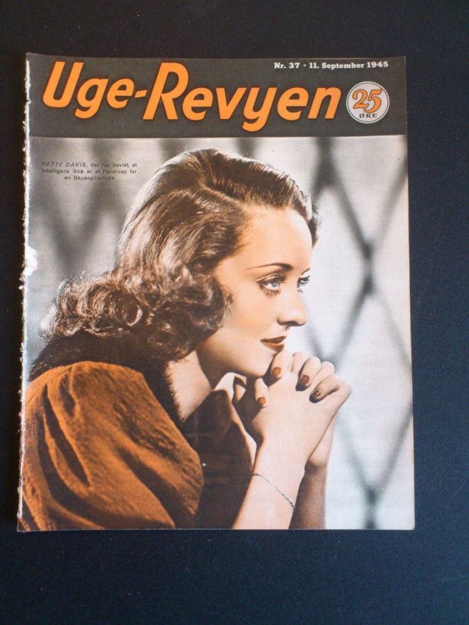 UGE-REVYEN magazine side cover Issue 37 11 September 1945