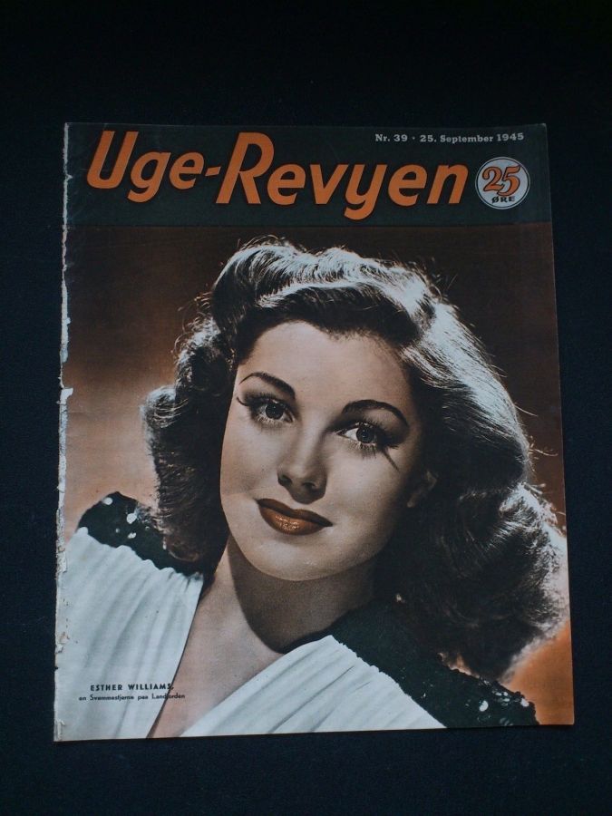 UGE-REVYEN magazine side cover Issue 39 25 September 1945