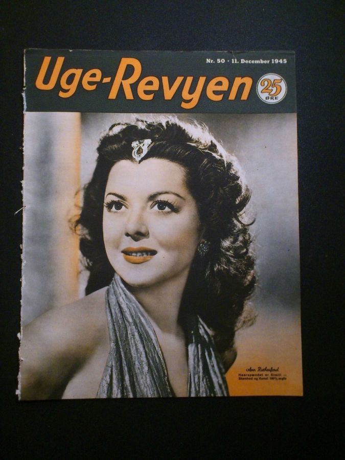 UGE-REVYEN magazine side cover Issue 50 11 December 1945