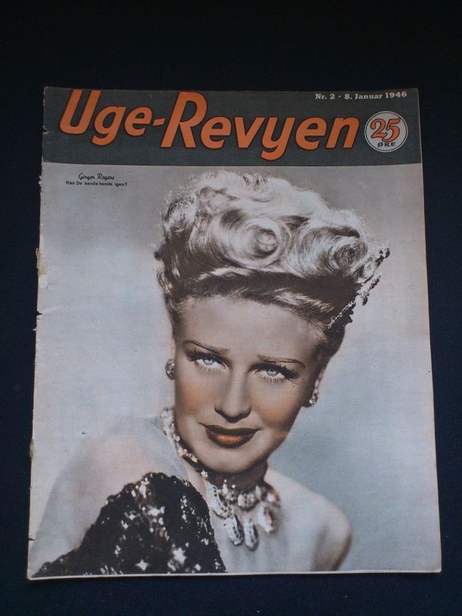 UGE-REVYEN magazine side cover Issue 2 8 January 1946