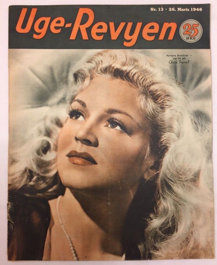 UGE-REVYEN magazine side cover Issue 13 26 March 1946