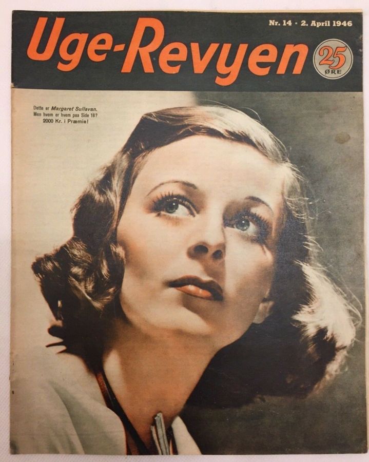UGE-REVYEN magazine side cover Issue 14 2 April 1946