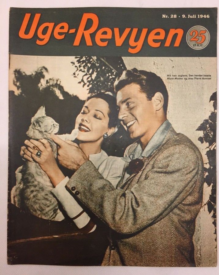 UGE-REVYEN magazine side cover Issue 28 9 July 1946