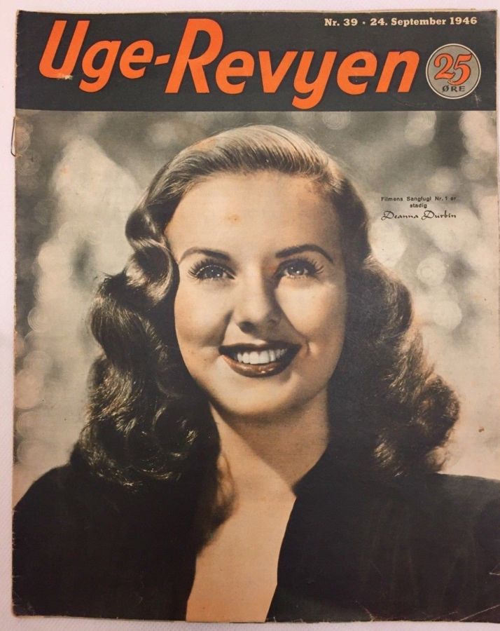 UGE-REVYEN magazine side cover Issue 39 24 September 1946