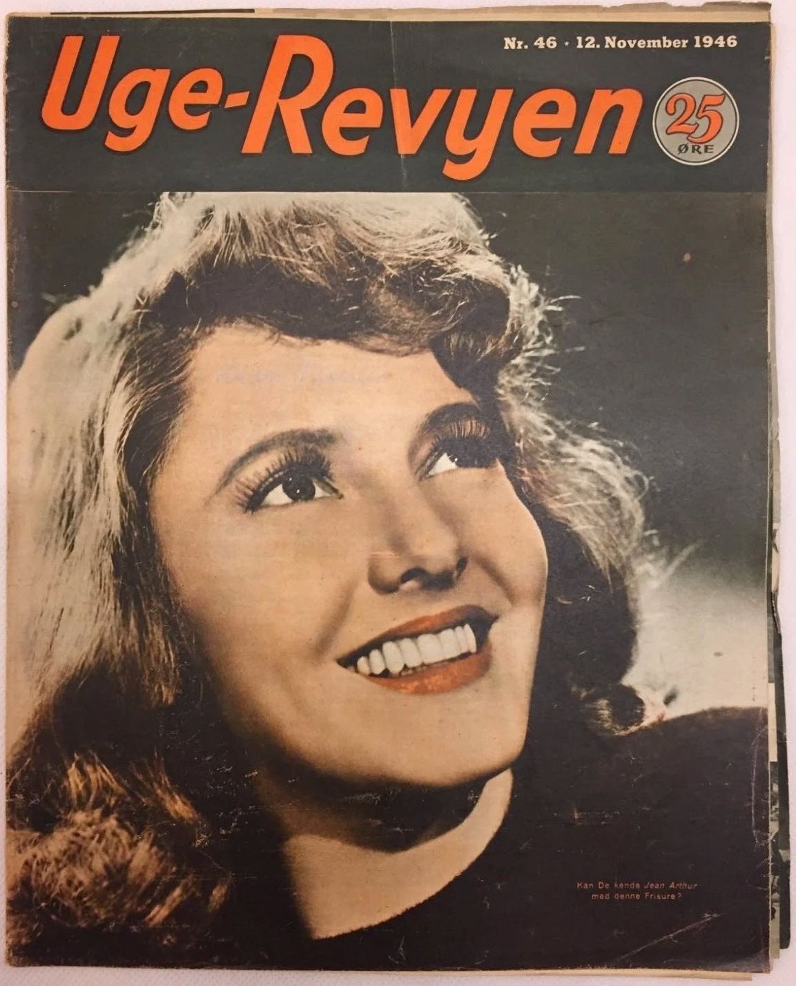 UGE-REVYEN magazine side cover Issue 46 12 November 1946