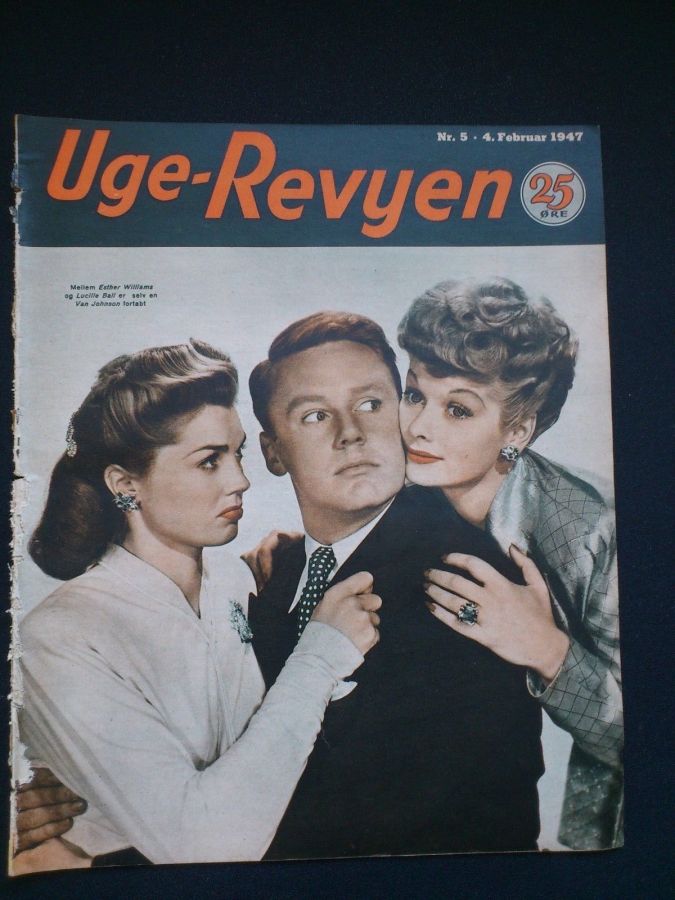 UGE-REVYEN magazine side cover Issue 5 4 February 1947
