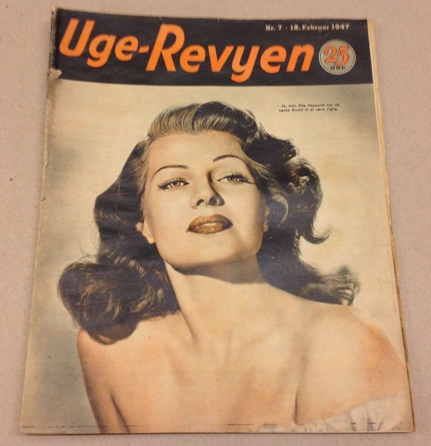 UGE-REVYEN magazine side cover Issue 7 18 February 1947